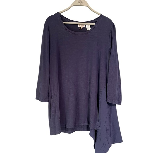 LOGO XL Purple Tunic Top - Picture 3 of 7